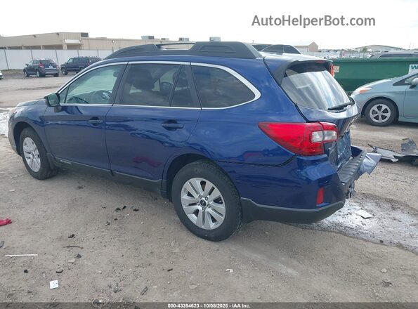 4S4BSAHC7G3347658 2016 SUBARU OUTBACK Синий Задняя левая четверть