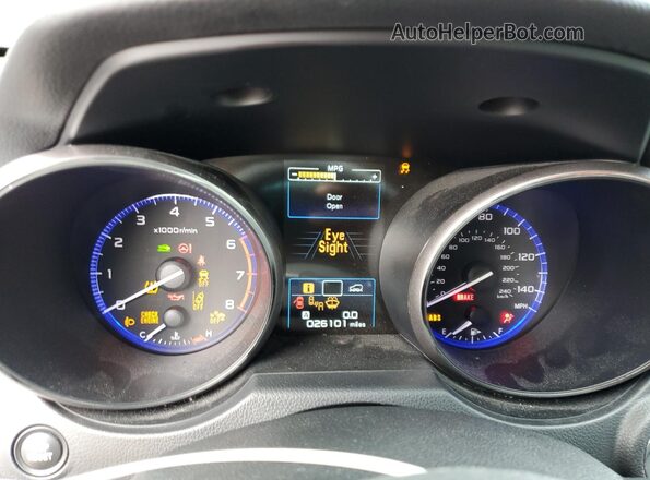 4S4BSANC2K3340002 2019 SUBARU OUTBACK Gray Instrument cluster view