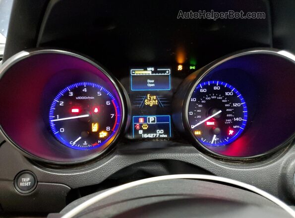 4S4BSANC7G3278149 2016 SUBARU OUTBACK Blue Vista del cuadro de instrumentos