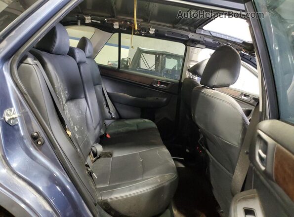 4S4BSANC7G3278149 2016 SUBARU OUTBACK Blue Vista interior trasera
