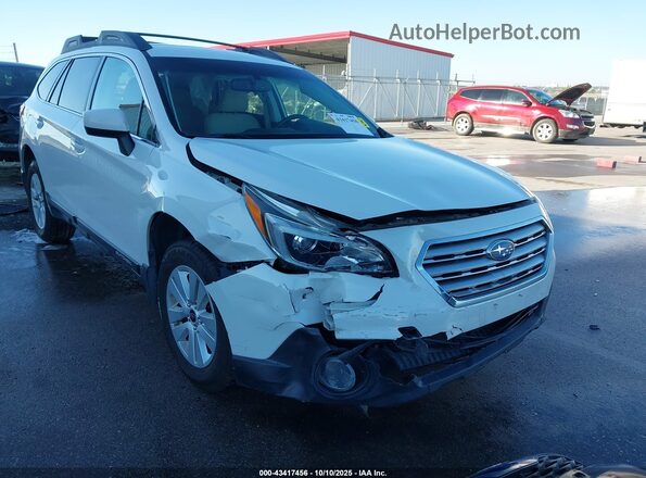 4S4BSBCCXG3309290 2016 SUBARU OUTBACK White Widok z przodu