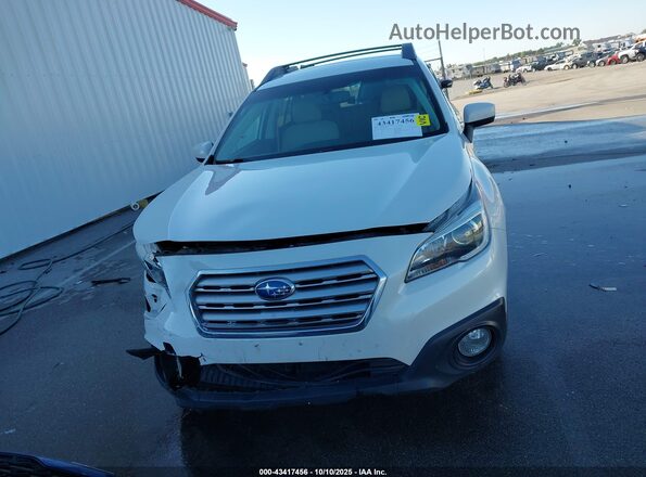 4S4BSBCCXG3309290 2016 SUBARU OUTBACK White Widok zestawu wskaźników