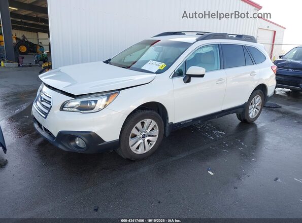 4S4BSBCCXG3309290 2016 SUBARU OUTBACK White Przód lewy