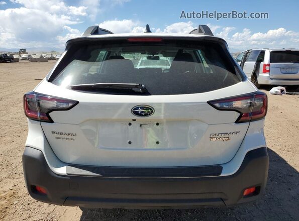 4S4BTAAC4S3218857 2025 SUBARU OUTBACK White Հետևի տեսք