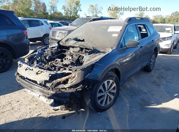 4S4BTAAC9L3229175 2020 SUBARU OUTBACK Gray წინა მარცხენა ხედი სამი მეოთხედიდან