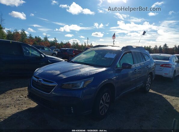 4S4BTACC2L3105374 2020 SUBARU OUTBACK Blue Vista tres cuartos delantera izquierda
