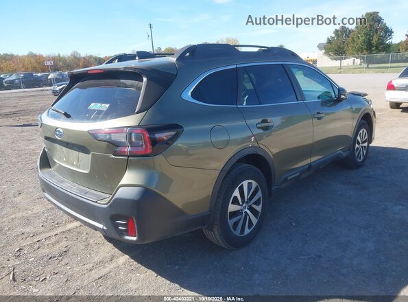 4S4BTACC3L3199751 2020 SUBARU OUTBACK Green Rear right