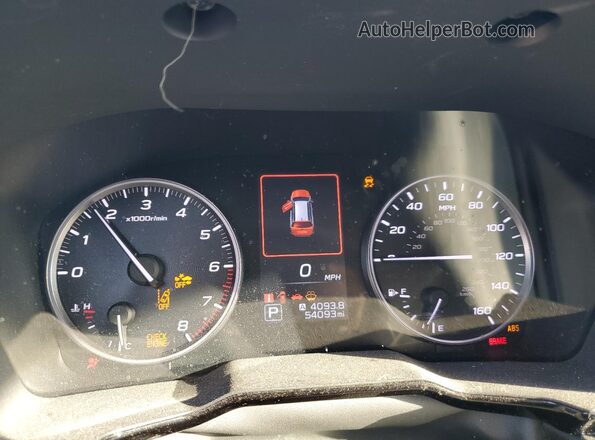 4S4BTACC3L3207248 2020 SUBARU OUTBACK Белый Вид щитка приборов