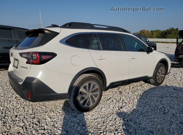 4S4BTACC3L3207248 2020 SUBARU OUTBACK Белый Задняя правая четверть