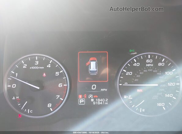 4S4BTACC9L3249018 2020 SUBARU OUTBACK Silver 