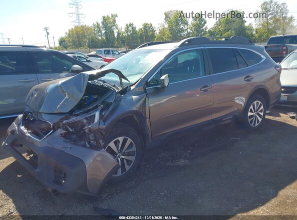 4S4BTADC0N3132137 2022 SUBARU OUTBACK Золотой Передняя левая четверть