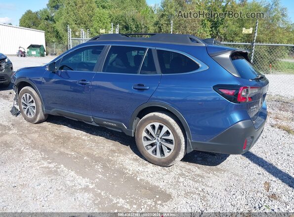4S4BTADC3N3227615 2022 SUBARU OUTBACK Синий Задняя левая четверть