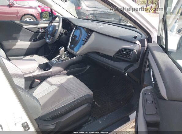 4S4BTADC6S3166191 2025 SUBARU OUTBACK White Widok wnętrza z przodu