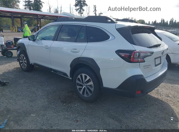4S4BTADC6S3166191 2025 SUBARU OUTBACK White Tył lewy
