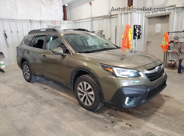 4S4BTAEC0L3211240 2020 SUBARU OUTBACK Green Front right