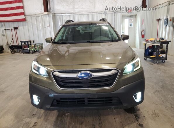 4S4BTAEC0L3211240 2020 SUBARU OUTBACK Green Front view
