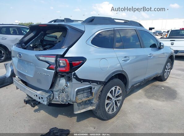 4S4BTAECXL3243029 2020 SUBARU OUTBACK Silver Trasero derecho