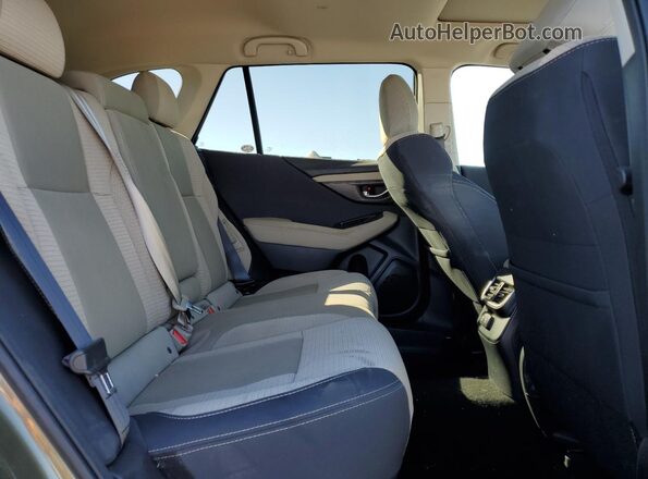 4S4BTAFC5N3149738 2022 SUBARU OUTBACK Зеленый Вид задних сидений