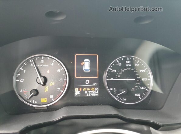 4S4BTAFC5P3203770 2023 SUBARU OUTBACK Silver Instrument cluster view