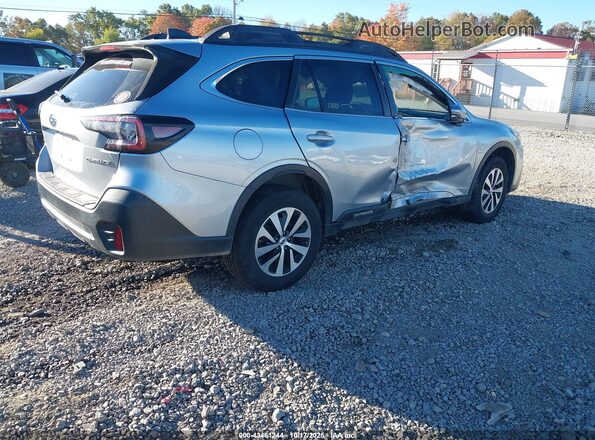 4S4BTAFC9N3216082 2022 SUBARU OUTBACK Серебряный Задняя правая четверть