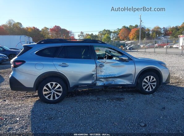 4S4BTAFC9N3216082 2022 SUBARU OUTBACK Серебряный Вид задней части салона