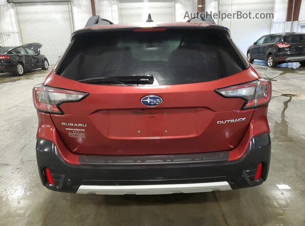 4S4BTALC1L3224064 2020 SUBARU OUTBACK Red Вид ззаду