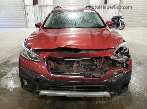 4S4BTALC1L3224064 2020 SUBARU OUTBACK Red Вид спереду