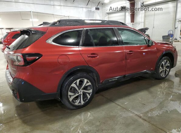 4S4BTALC1L3224064 2020 SUBARU OUTBACK Red Задня права чверть