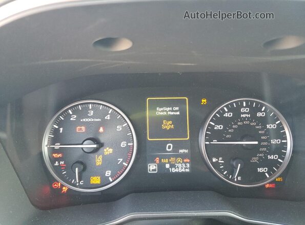 4S4BTALC4R3206490 2024 SUBARU OUTBACK Серый Вид щитка приборов