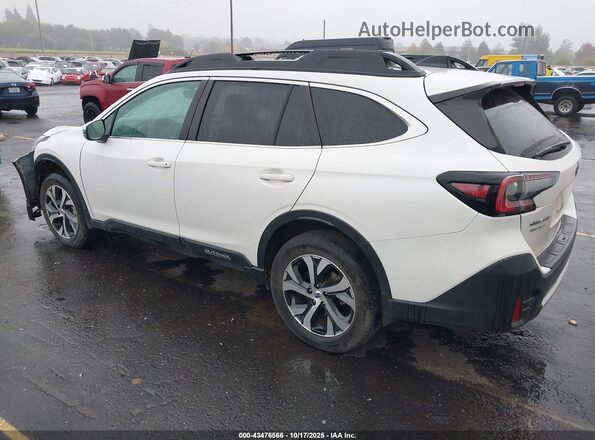 4S4BTALC5L3194776 2020 SUBARU OUTBACK White Задня ліва чверть