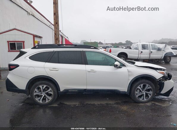 4S4BTALC5L3194776 2020 SUBARU OUTBACK White Вид задньої частини салону