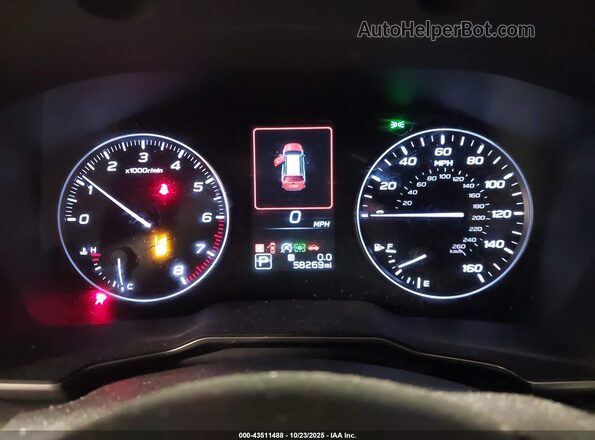 4S4BTANC0L3127774 2020 SUBARU OUTBACK Gray Widok tylnych siedzeń