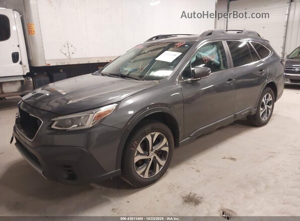 4S4BTANC0L3127774 2020 SUBARU OUTBACK Gray Przód lewy