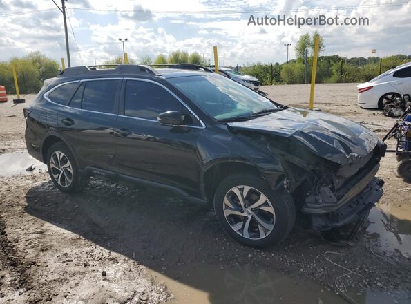 4S4BTANC2L3183361 2020 SUBARU OUTBACK Черный Передняя правая четверть