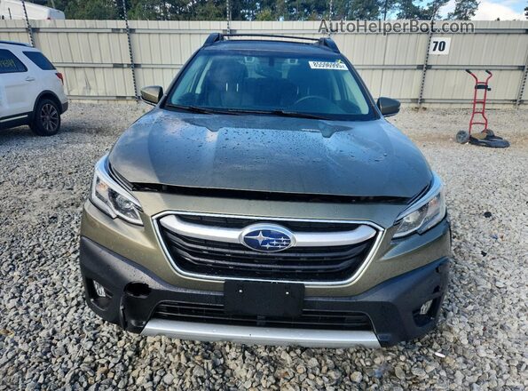 4S4BTANC3L3238982 2020 SUBARU OUTBACK Green Front view
