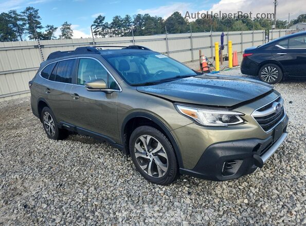 4S4BTANC3L3238982 2020 SUBARU OUTBACK Green Front right