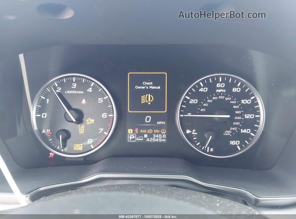 4S4BTANC5M3150792 2021 SUBARU OUTBACK Silver Вид задніх сидінь