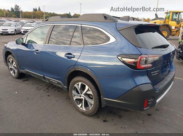 4S4BTANC5N3122184 2022 SUBARU OUTBACK Синий Задняя левая четверть