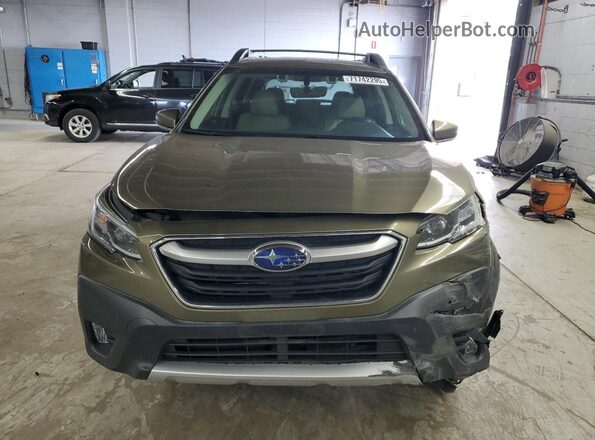 4S4BTANC6L3110980 2020 SUBARU OUTBACK Зеленый Вид спереди