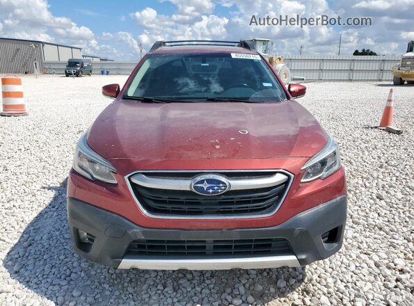 4S4BTANC7M3144234 2021 SUBARU OUTBACK Maroon Vista frontal