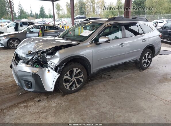 4S4BTANC7N3246313 2022 SUBARU OUTBACK Серебряный Передняя левая четверть