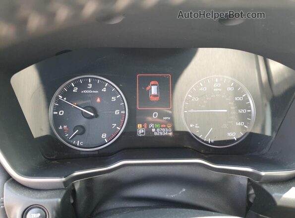4S4BTANC9L3229476 2020 SUBARU OUTBACK Black Вид щитка приладів