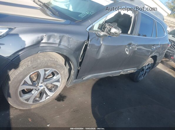 4S4BTANCXM3137889 2021 SUBARU OUTBACK Gray Вид спереду