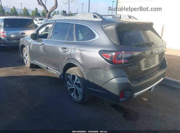 4S4BTANCXM3137889 2021 SUBARU OUTBACK Gray Задня ліва чверть