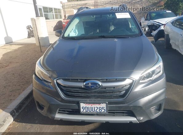 4S4BTANCXM3137889 2021 SUBARU OUTBACK Gray Вид задньої частини салону