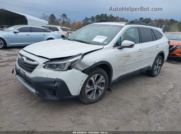 4S4BTANCXN3202791 2022 SUBARU OUTBACK Белый Передняя левая четверть