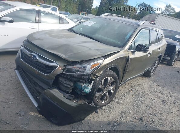 4S4BTAPC4N3102764 2022 SUBARU OUTBACK Зеленый Передняя левая четверть