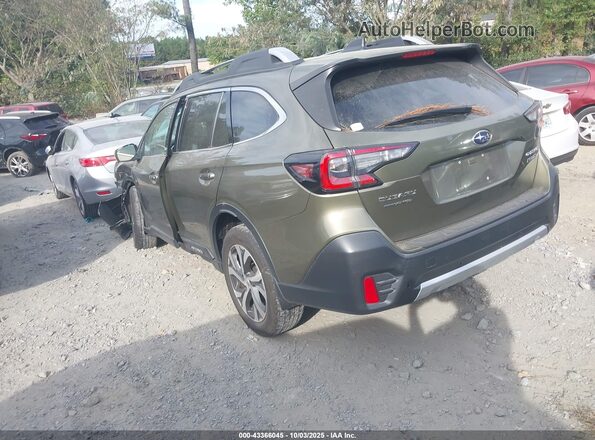 4S4BTAPC4N3102764 2022 SUBARU OUTBACK Зеленый Задняя левая четверть