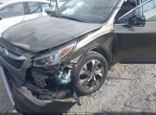 4S4BTAPC4N3102764 2022 SUBARU OUTBACK Зеленый Вид спереди
