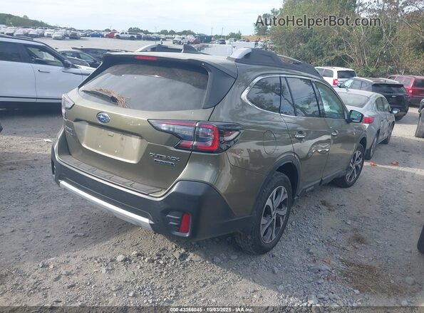 4S4BTAPC4N3102764 2022 SUBARU OUTBACK Зеленый Задняя правая четверть
